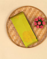SC3620 - Litchi Silk With Zari Butta